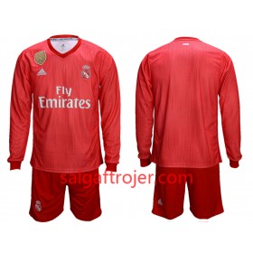 Real Madrid Fodboldtrøjer Børn 3. sæt 2018/19 Langærmet